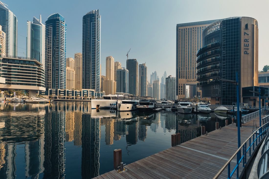 Beachfront towers in JBR & Dubai Marina Beach, Dubai